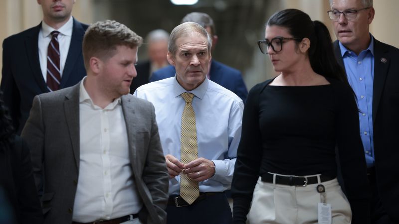 Jordan’s Chances Dim in Speaker Race After Turbulent Week for House GOP