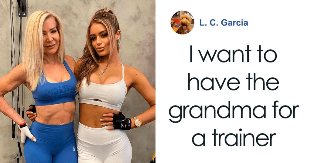 Unbelievable Fitness Granny Mistaken For Granddaughter 