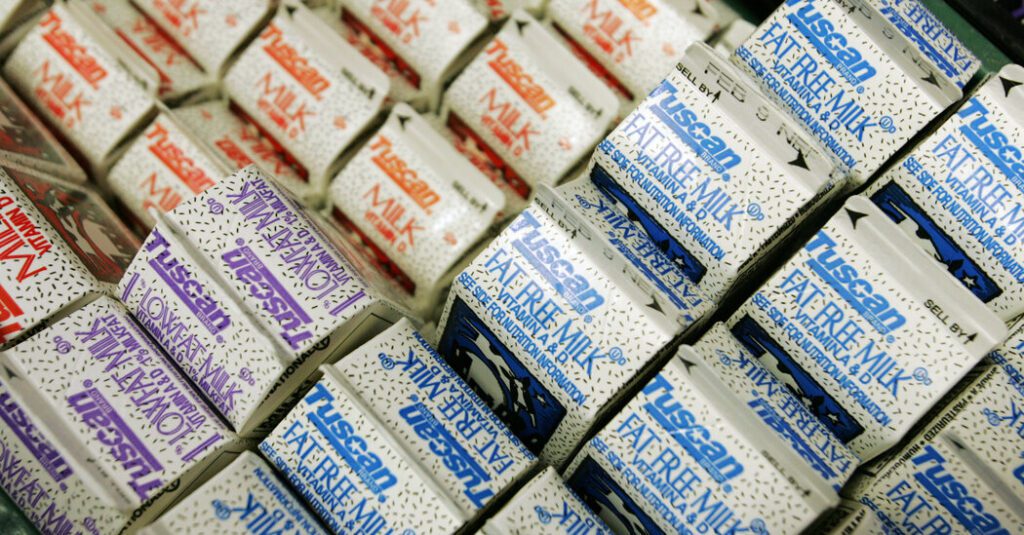 Schools in Various States Face Milk Carton Shortages