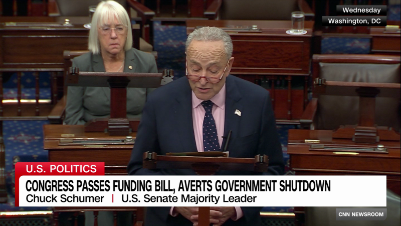 Stopgap Bill Passed by U.S. Senate to Prevent Shutdown