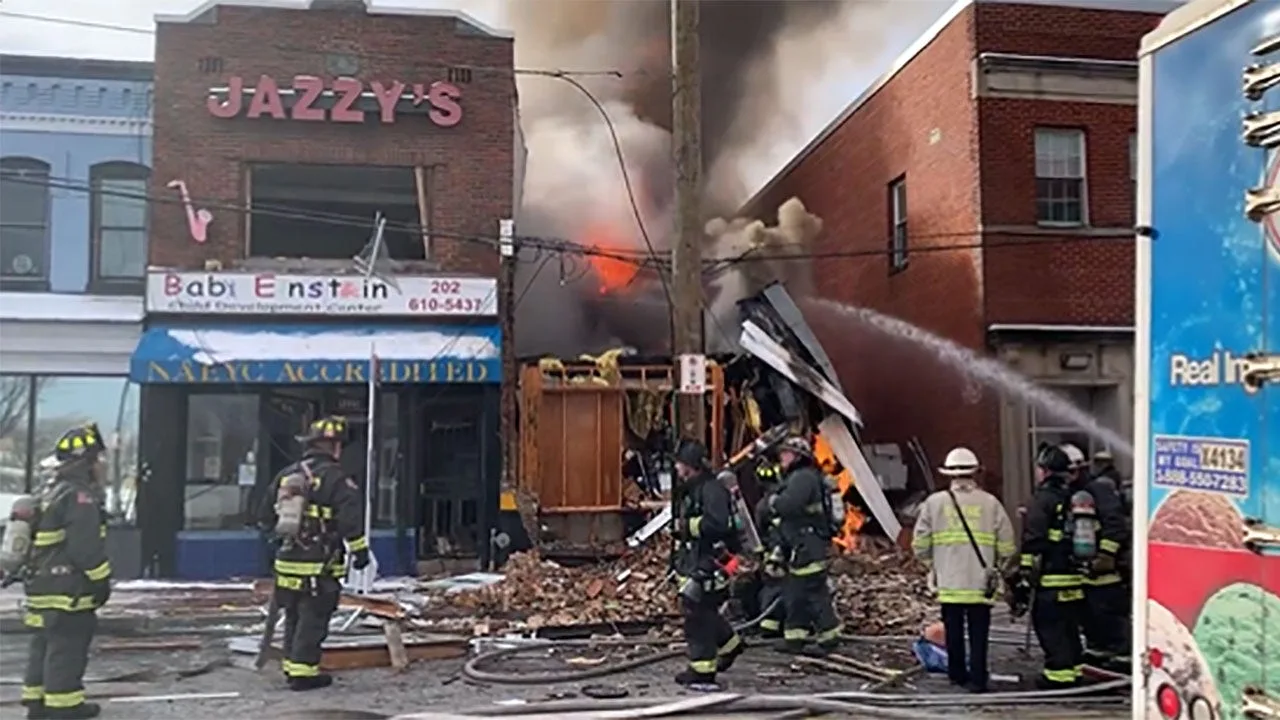 Daycare Evacuated Before Fiery Blast Destroys Nearby Building