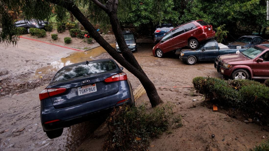 California Storm Causes Floods across LA, San Diego & Statewide