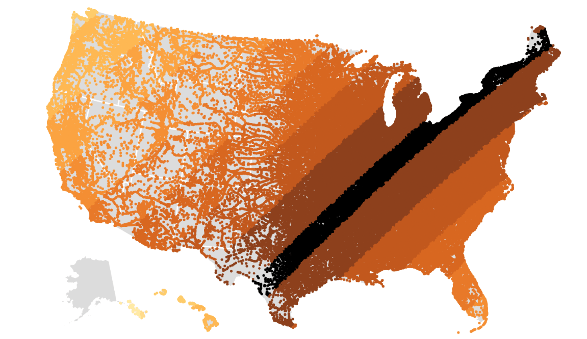 Which Cities in Pennsylvania Will Have the Best View of the Eclipse? Map Analysis