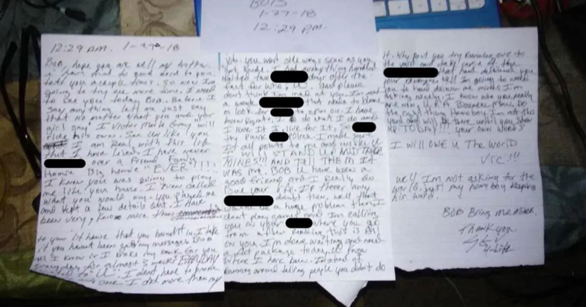 Prosecutors: Incriminating Letter Suggests Sacramento Father Kidnapped