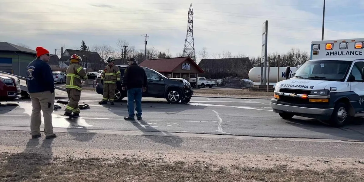 Car Crash Closes US-41 Near Super One Foods in Negaunee