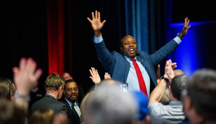 Tim Scott Fund-Raiser Includes Trump-Resistant Donors as V.P. Race Heats Up