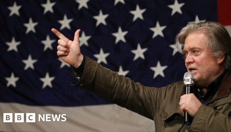 Why does key former Trump adviser Steve Bannon now face jail time? - BBC.com