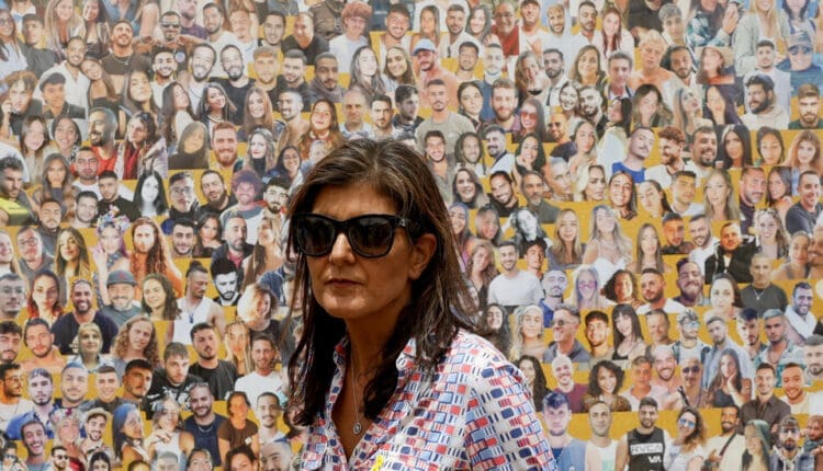 Nikki Haley Writes ‘Finish Them’ on Artillery Shell in Israel