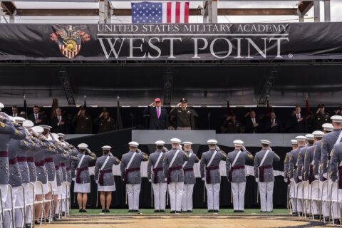 Trump’s speech to West Point graduates mixes praise, politics and grievances