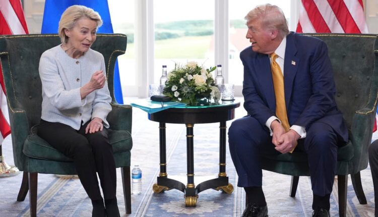 Trump says U.S. has reached trade deal with European Union as Aug. 1 deadline loomed