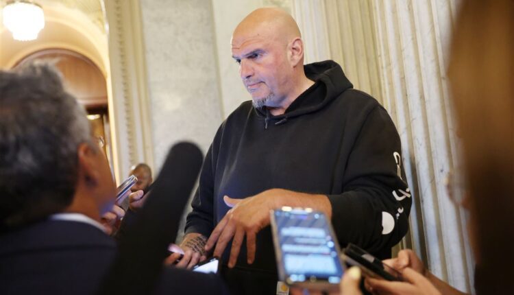 Fetterman supports eliminating filibuster to break government shutdown stalemate