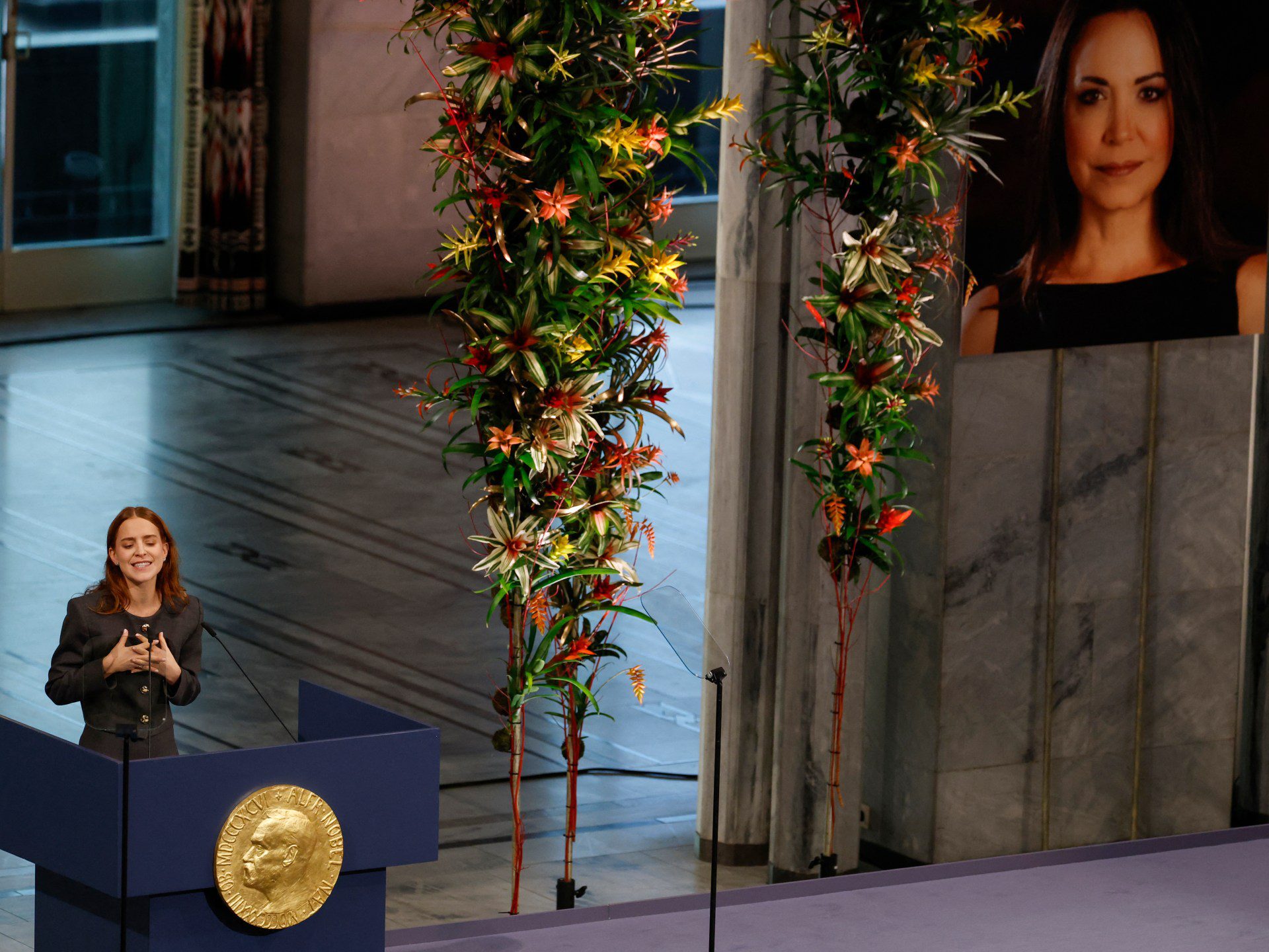 Machado Urges Venezuelans to Fight for Freedom in Nobel Acceptance Speech