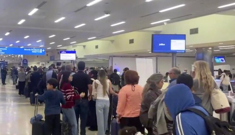 South Florida airports seeing long lines, delays due to partial government shutdown: "Not the bet situation"