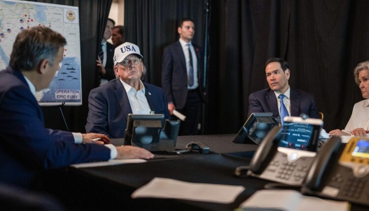 Inside Trump's daily video montage briefing on the Iran war