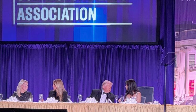 Trump rushed off stage after shooting at White House Correspondents' Assn. dinner