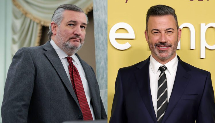 Ted Cruz and Jimmy Kimmel.