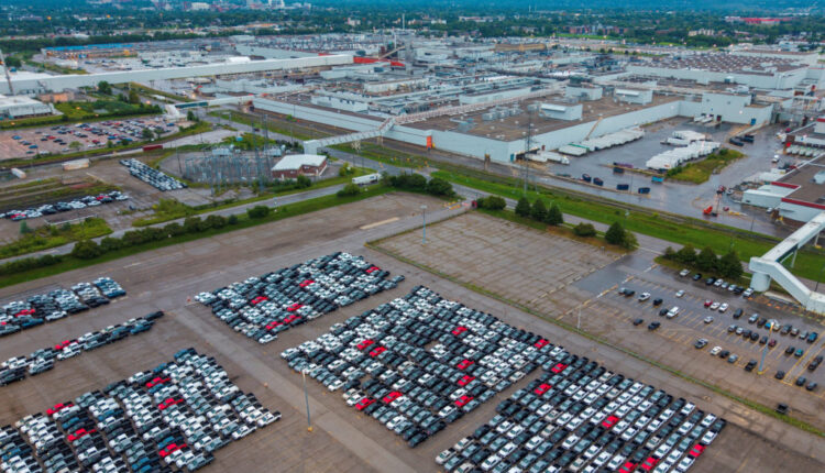 GM assembly plant in Oshawa Ontario