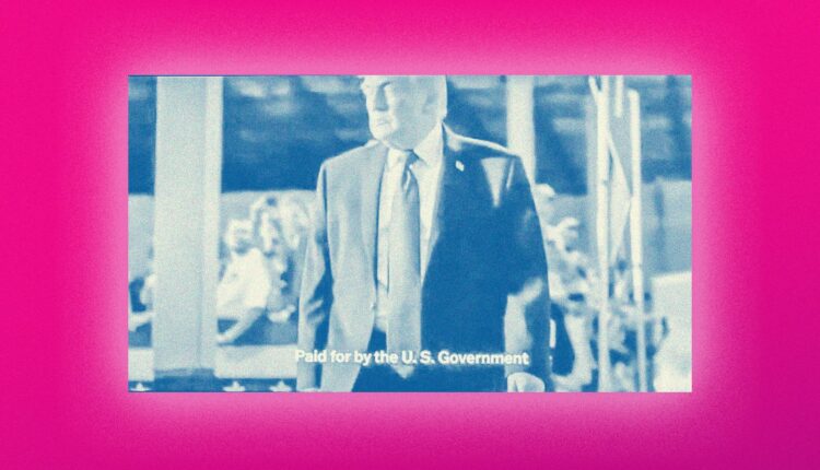 Trump's latest campaign ad was paid for by ... U.S. tax dollars.