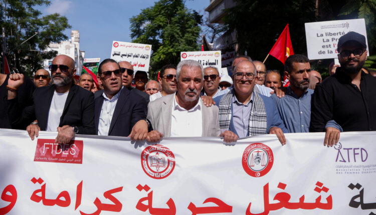 Thousands rally for biggest protest in years against Tunisia’s Saied | Protests News